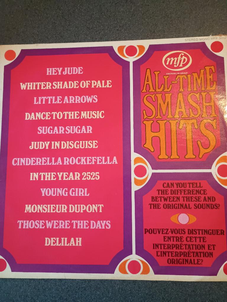 LP / Vinyl - All-time smash hits, Ophalen of Verzenden, Gebruikt, 12 inch, Pop