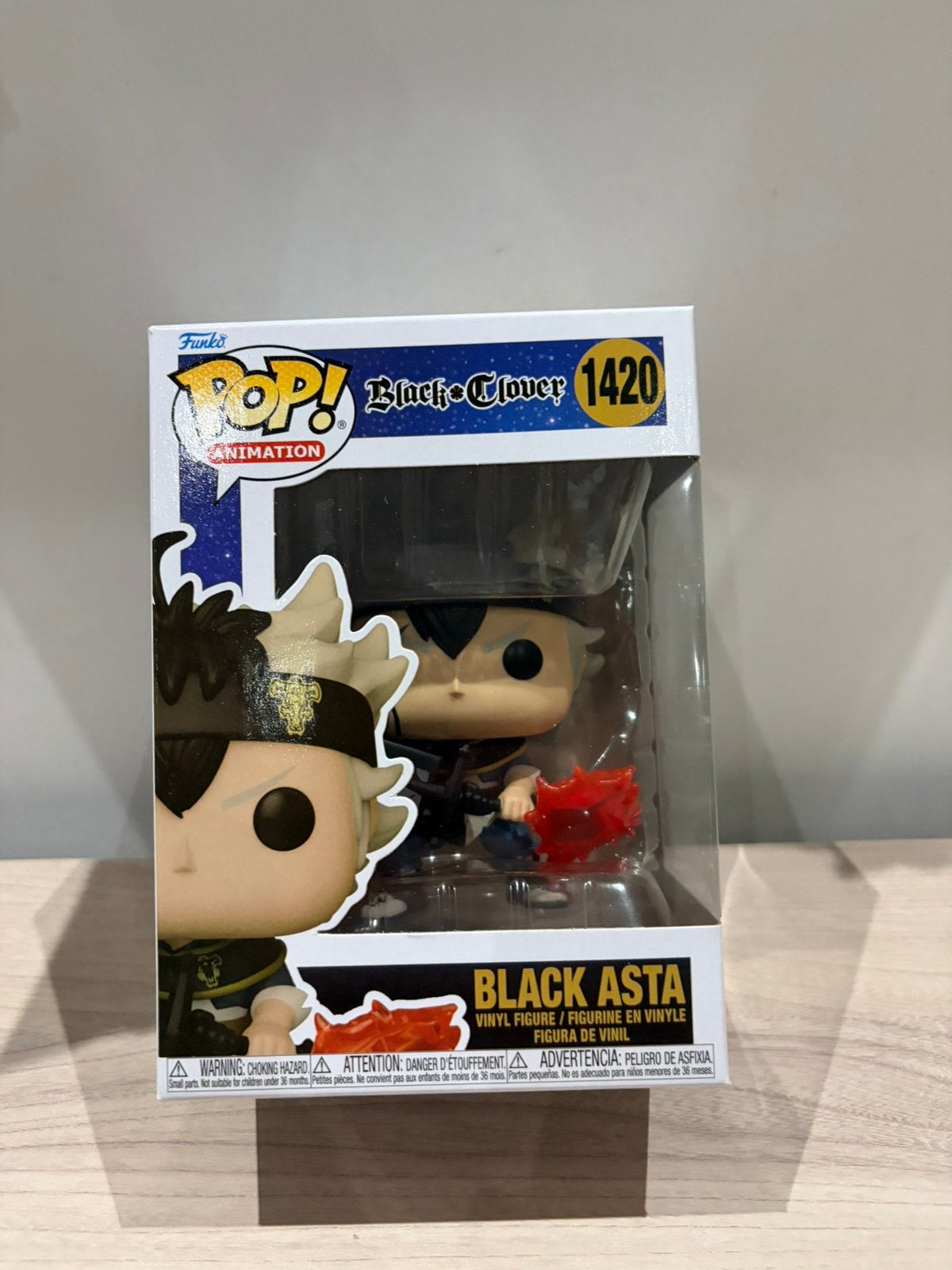 Funko Pop! Black Clover – Black Asta #1420 Animation figure, Ophalen of Verzenden, Zo goed als nieuw