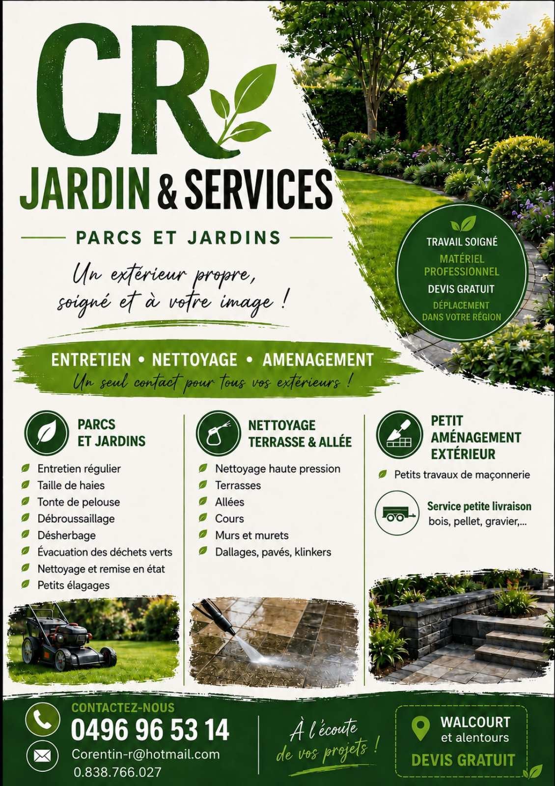 Jardinier, Enlèvement
