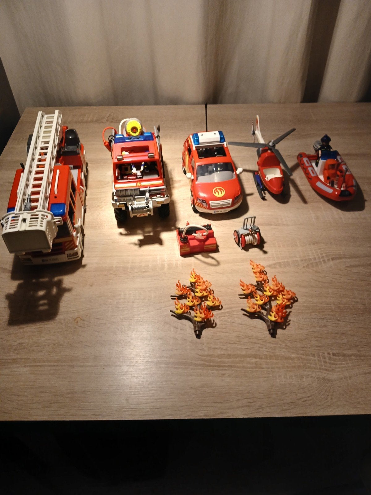 Playmobil Brandweer, Ophalen