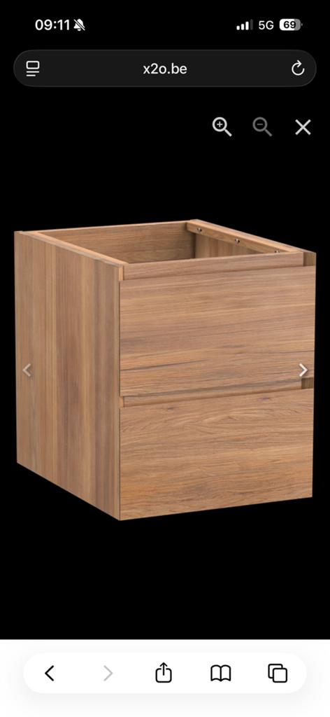 Balmani Mitra wastafelonderkast, Huis en Inrichting, Ophalen, Minder dan 50 cm, Nieuw, Minder dan 100 cm