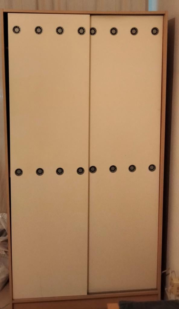 Kleerkast, Ophalen, Gebruikt, Met plank(en), 50 tot 100 cm