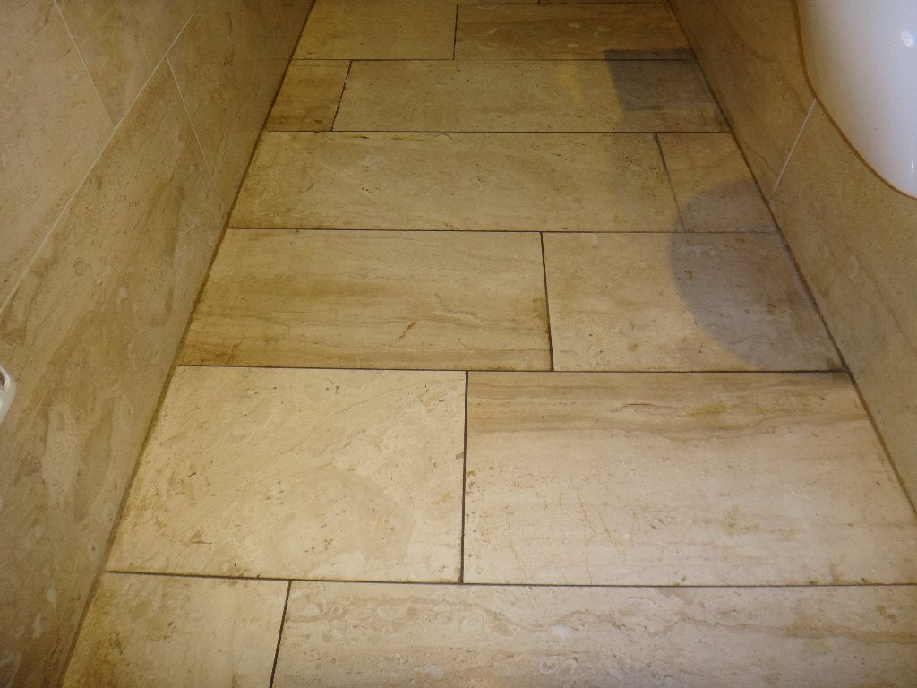 T.K. beige travertin natuursteen vloertegels, 40 m2, Bricolage & Construction, Dalles & Carrelages, 60 cm ou plus, Carrelage de sol