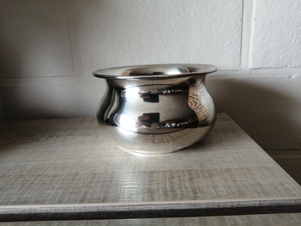 ziveren potje, Huis en Inrichting, Ophalen, Gebruikt, Overige materialen, Overige stijlen