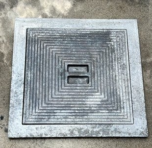 aluminium putdeksel  50 x 50, Ophalen, Overige typen, A, Minder dan 2 meter