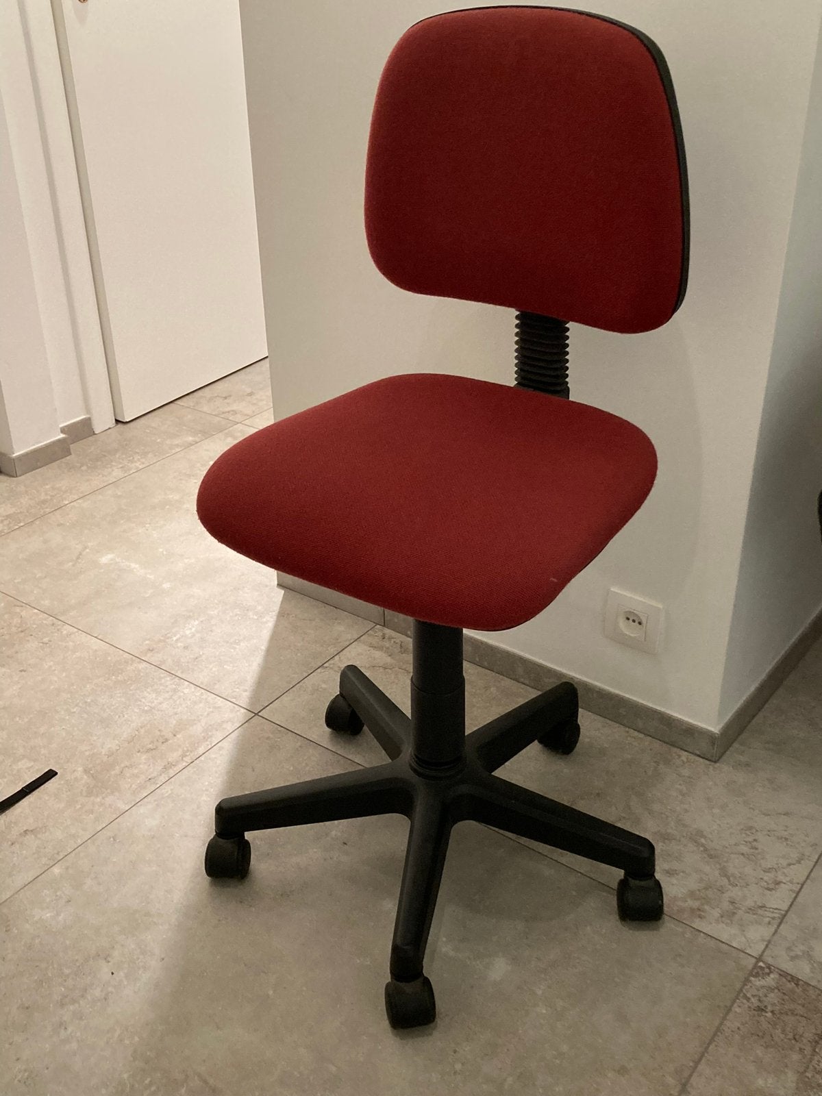 Chaise de bureau, Maison & Meubles, Chaises de bureau, Rouge, Chaise de bureau de gaming, Enlèvement, Utilisé