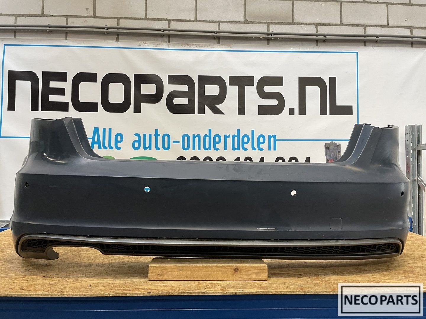 ACHTERBUMPER AUDI A3 8V 8V5 S LINE BUMPER LIMOUSINE CABRIO, Arrière, -, Audi, Utilisé