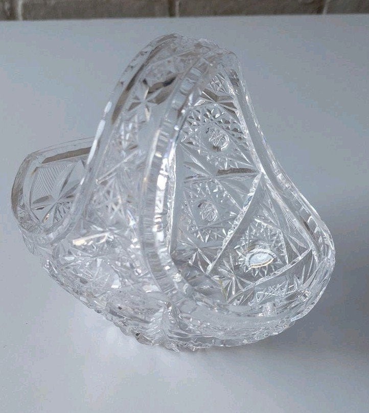 Mandje in kristal, Antiek en Kunst, Ophalen of Verzenden