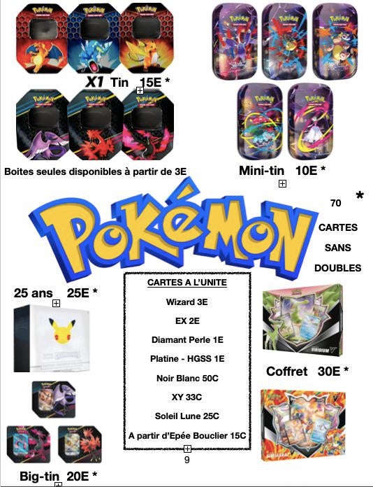 Achat vente echange carte Pokemon, Enlèvement, Comme neuf