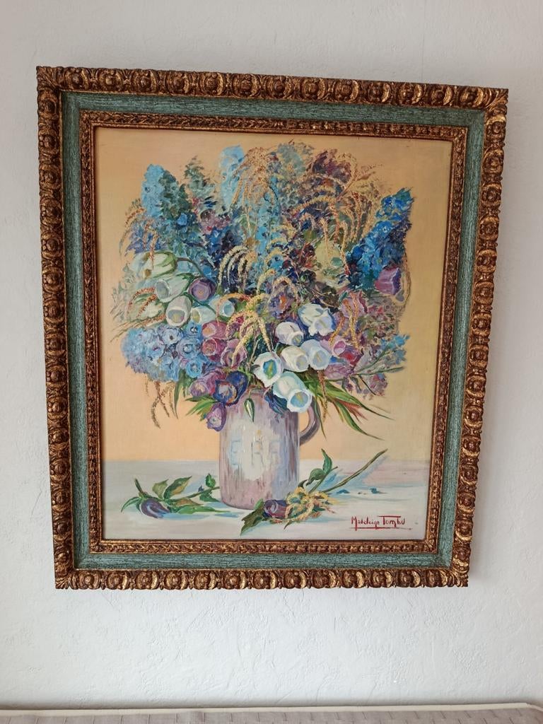 Bouquet varié 73 x 64 cm van Madeleine Tombu, Ophalen