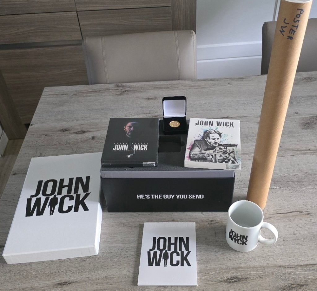 JOHN WICK Angel & Devil Bluray SteelBook MANIACS BOXSET, Verzamelen, Ophalen of Verzenden, Zo goed als nieuw, Film, Overige typen