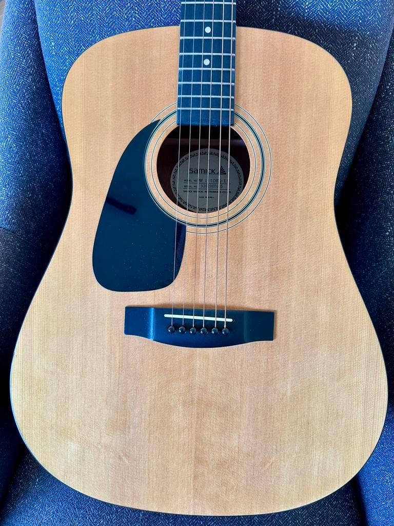 Semi akoestische gitaar Samick met draagtas (als nieuw), Enlèvement, Comme neuf