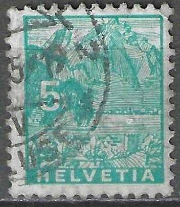 Zwitserland 1936 - Yvert 272 - Pilatus berg (ST), Verzenden, Gestempeld