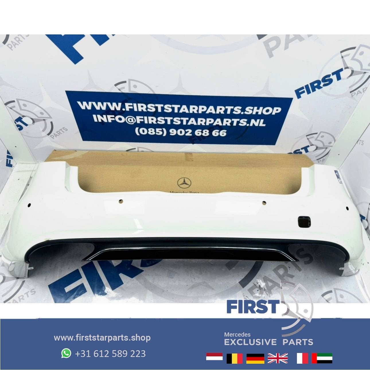 W246 B Klasse achterbumper 2012-2018 PDC MB bumper A24688513, Auto-onderdelen, Gebruikt, -, Ophalen of Verzenden, Achter