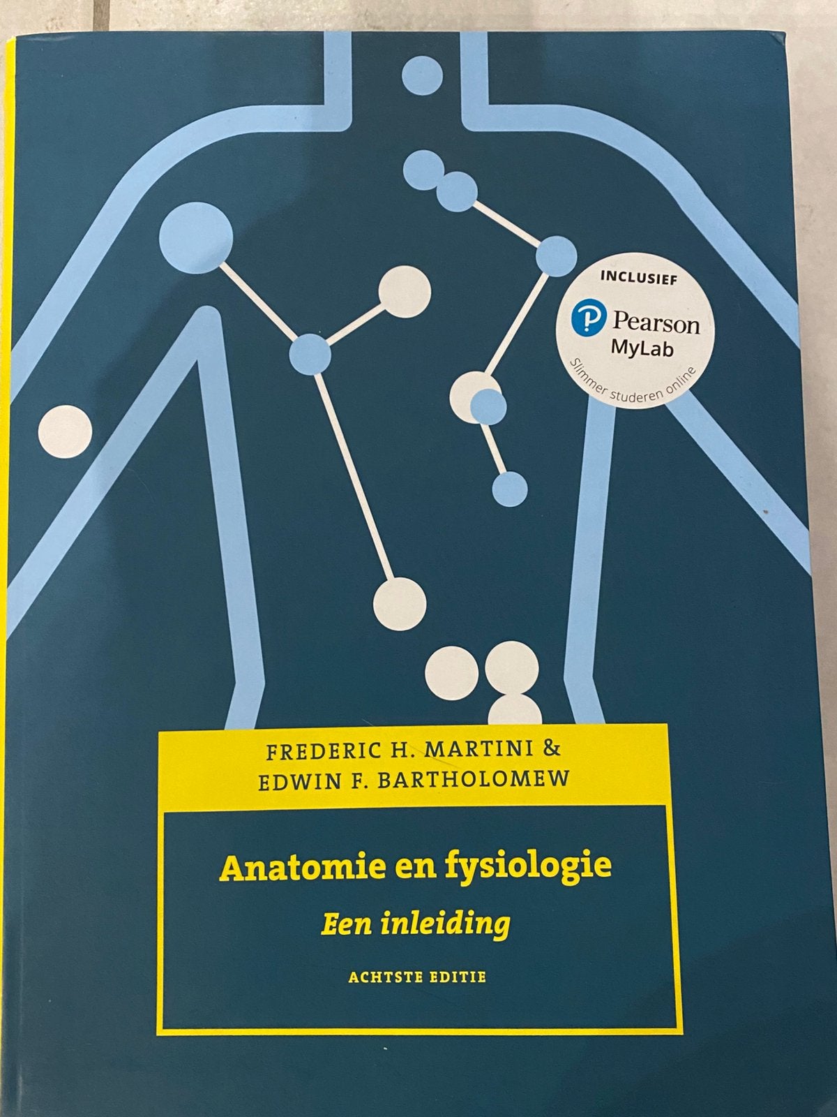 Np:90,20euro! Anatomie en fysiologie, 8e editie met MyLab NL, Ophalen of Verzenden, Zo goed als nieuw, Nederlands