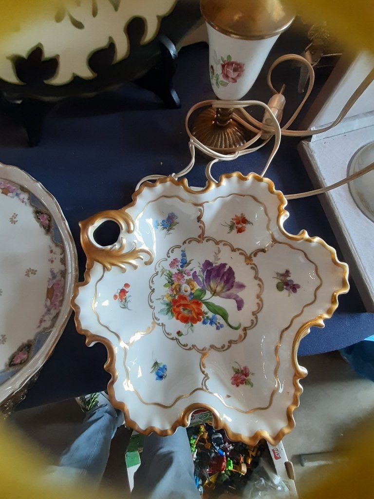 Schaal Gerold poselein, Antiek en Kunst, Ophalen