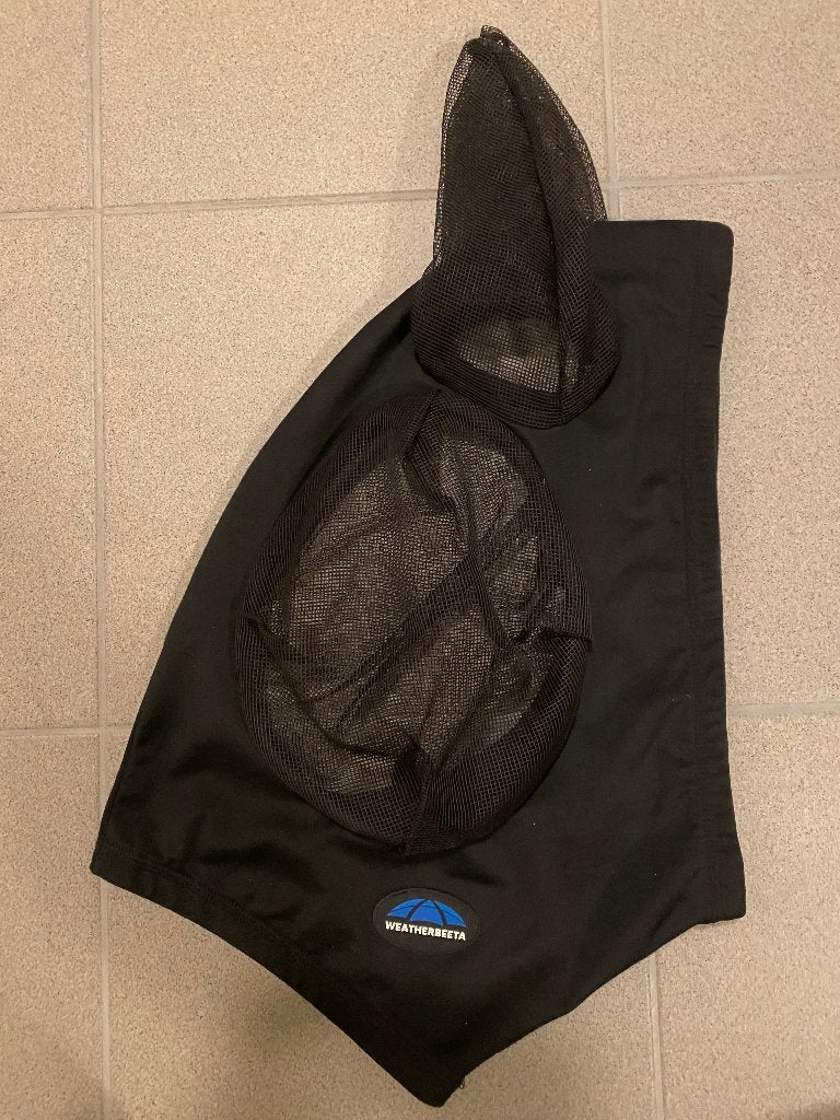 Vliegenmasker Weatherbeeta maat cob, Dieren en Toebehoren, Vliegenmasker, Ophalen of Verzenden, Zo goed als nieuw, Cob