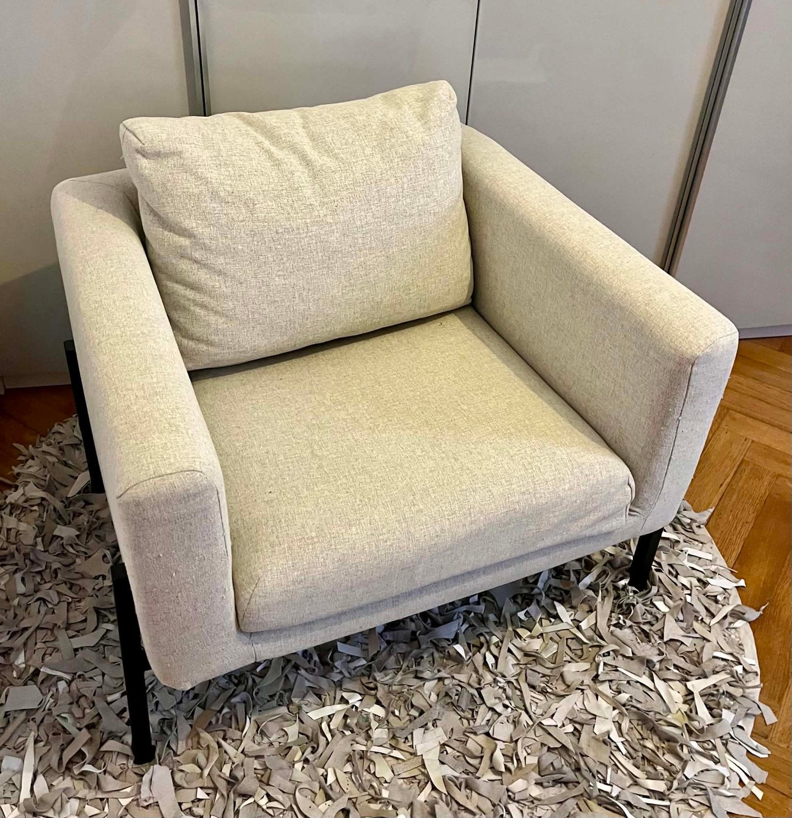 Fauteuil KOARP Ikéa beige, 75 à 100 cm, Moins de 150 cm, Une personne, Contemporain
