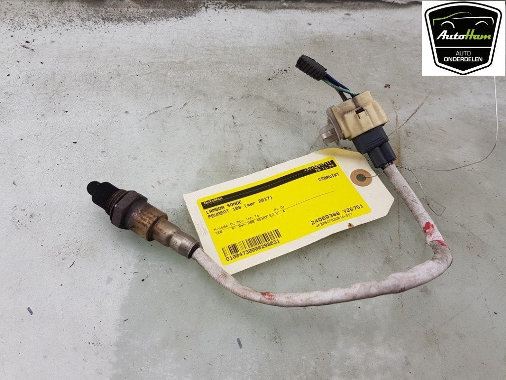 SONDE LAMBDA Peugeot 108 (01-2014/-) (|B000768080|), Utilisé, Peugeot