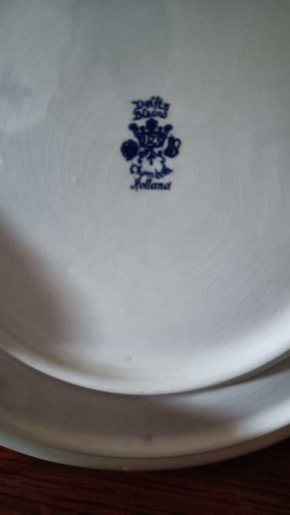 Delfts blauw bord, Ophalen