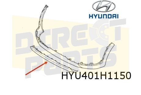 Hyundai Tucson (11/18-2/21) voorbumper skid plate (te spuite, Neuf, -, Enlèvement, Hyundai