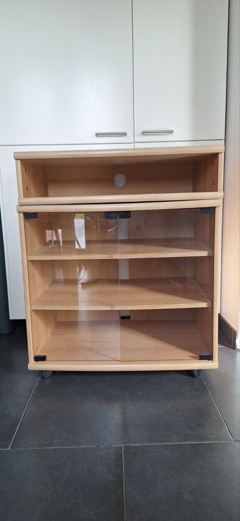 Meuble TV sur roulette, Maison & Meubles, Armoires | Commodes, 25 à 50 cm, Moins de 100 cm, Comme neuf, Enlèvement