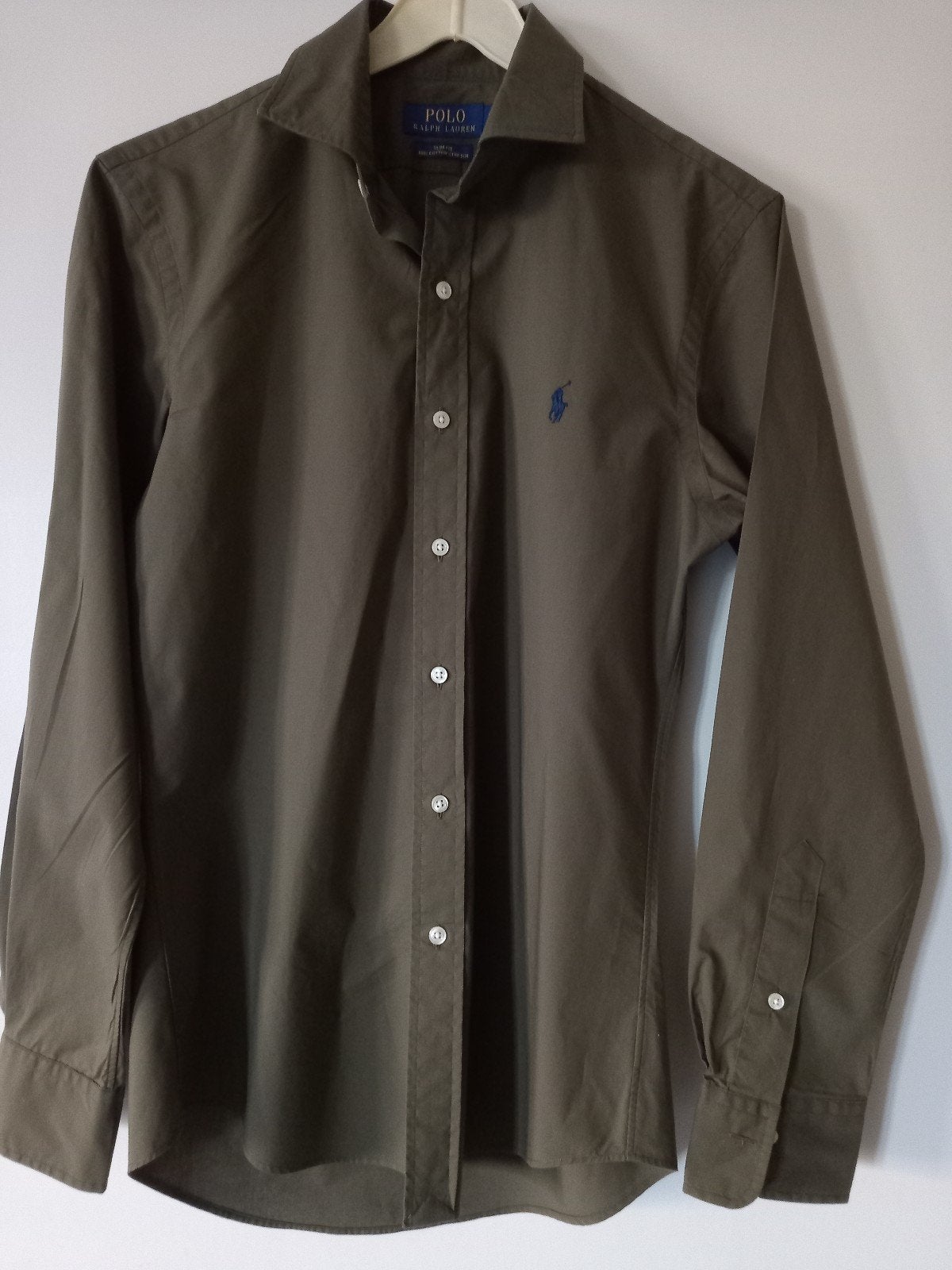 Kaki herenhemd Ralph Lauren Small, Kleding | Heren, Overhemden, Ophalen of Verzenden
