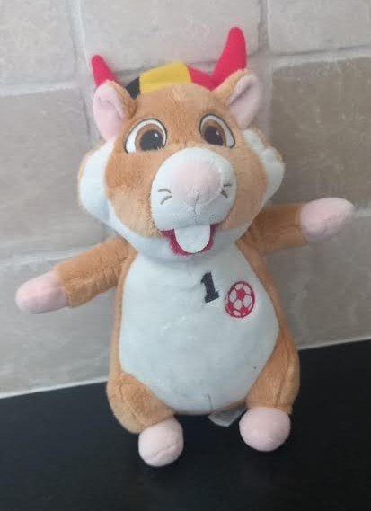 Knuffel AH Hamster Belgische voetbal supporters, Enfants & Bébés, Enlèvement ou Envoi, Comme neuf, Hamster