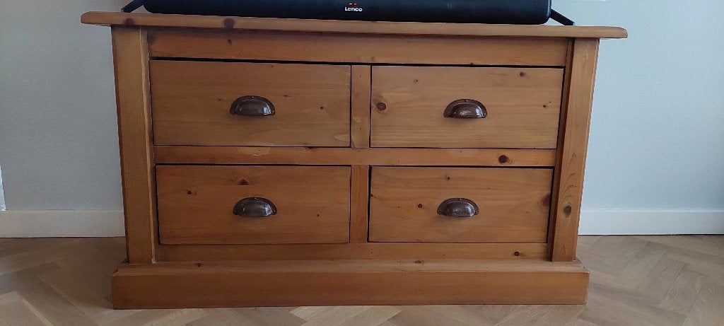 TV-kastje, Ophalen, Gebruikt, 100 tot 150 cm, Landelijk