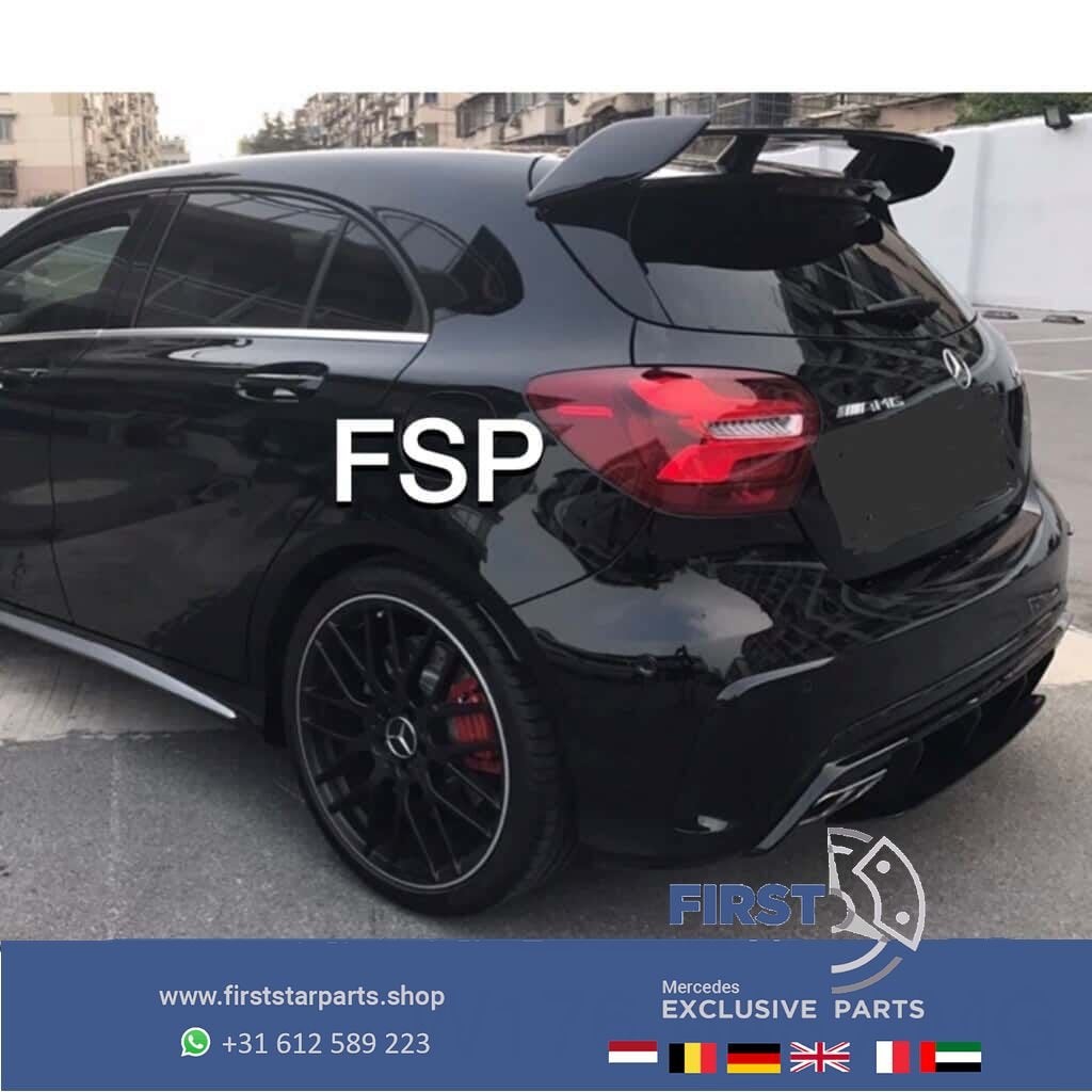 W176 A45 AMG DAK SPOILER VLEUGEL Mercedes A Klasse 2012-2018, Arrière, Haillon arrière, Utilisé, -