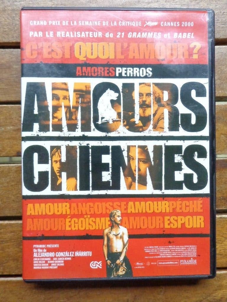)))  Amours Chiennes  // Alejandro González Iñárritu  (((, CD & DVD, Enlèvement ou Envoi, Comme neuf, Français, À partir de 12 ans