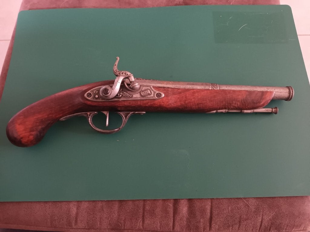 Réplique pistolet à silex 19è siècle, Enlèvement ou Envoi, Armée de terre, Autres types