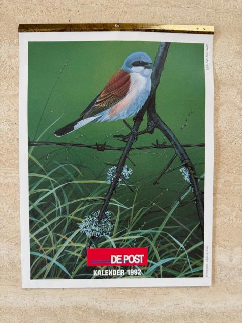 Nieuwe kalender 1992 "DE POST" (nr5001), Ophalen of Verzenden, Overige typen