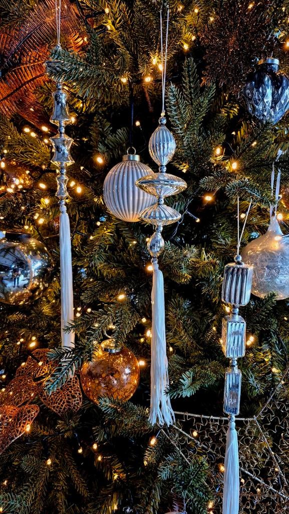 14 x Vintage glazen kerstversiering, Diversen, Ophalen of Verzenden, Zo goed als nieuw