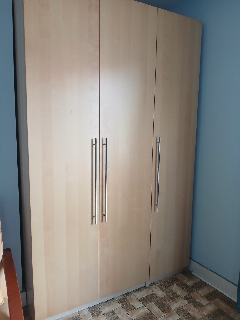 Armoire Pax IKEA 3 portes 1,50m x 2,36m de hauteur, Maison & Meubles, Chêne, 150 à 200 cm, Comme neuf, Enlèvement