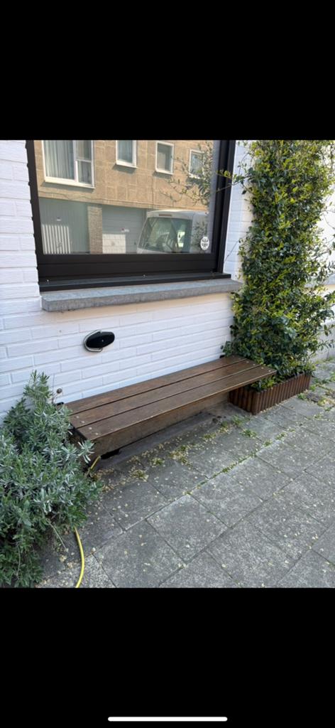 Gevelbank thuin bank, Caravans en Kamperen, Stacaravans, Ophalen