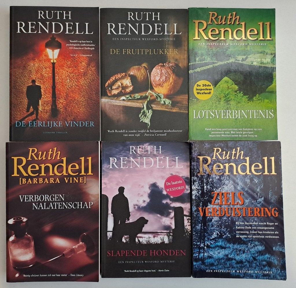 Boeken Ruth Rendell, Boeken, Ophalen of Verzenden, Gelezen