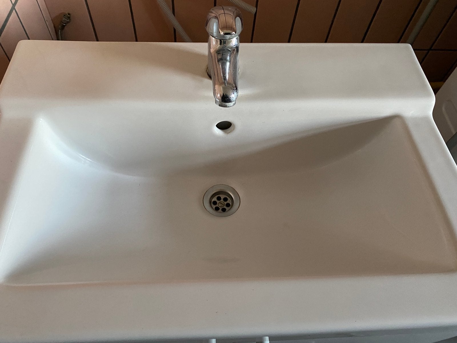 Porseleinen wastafel 60 x 40,5 x 8 cm, Enlèvement, Utilisé, Lavabo ou Évier