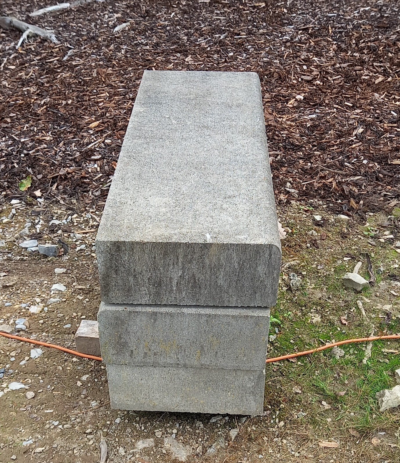 Étapes en béton, Enlèvement, Neuf, Béton, Bloc
