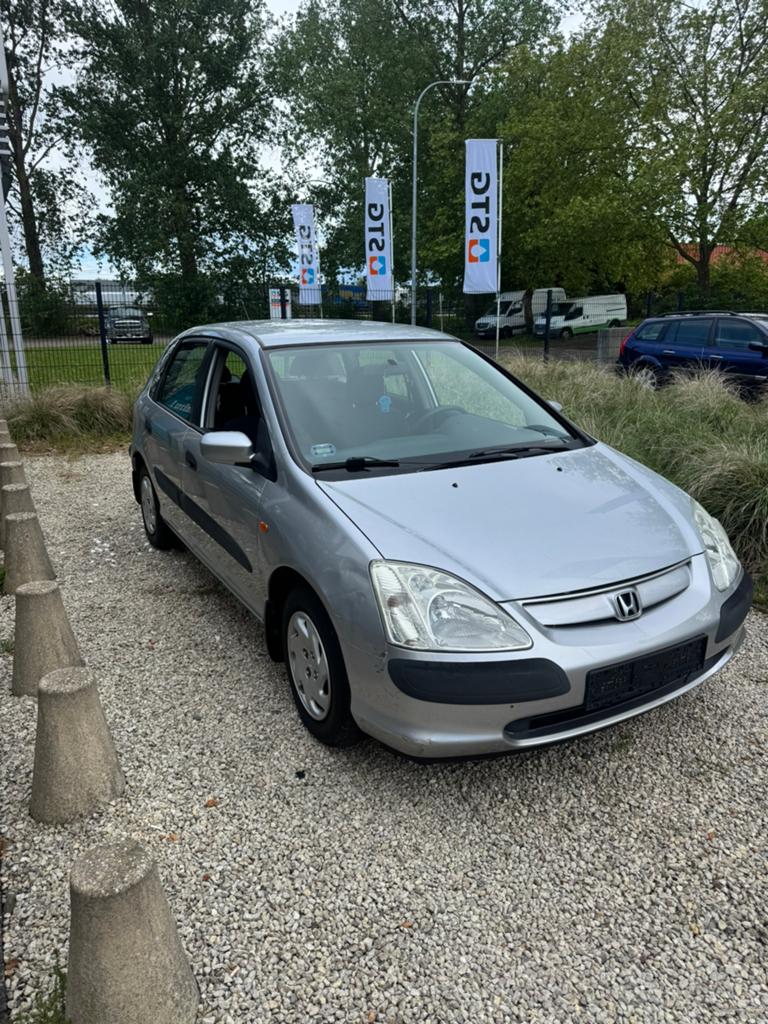 Honda civic benzine automaat met keuring en garantie, Voorwielaandrijving, 4 deurs, Stof, 50 kW