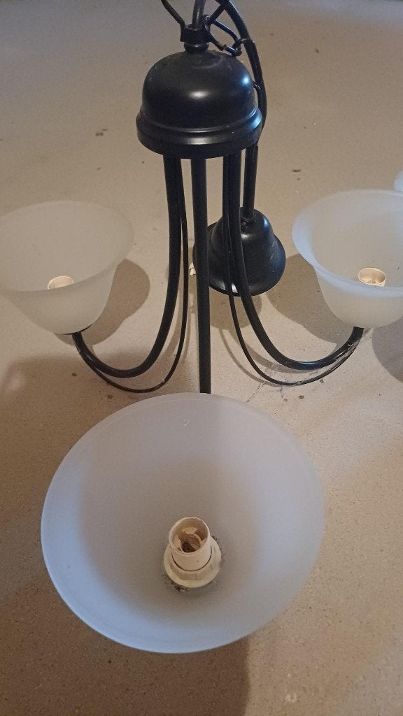GRATIS lusters !, Huis en Inrichting, Ophalen, Gebruikt, Glas
