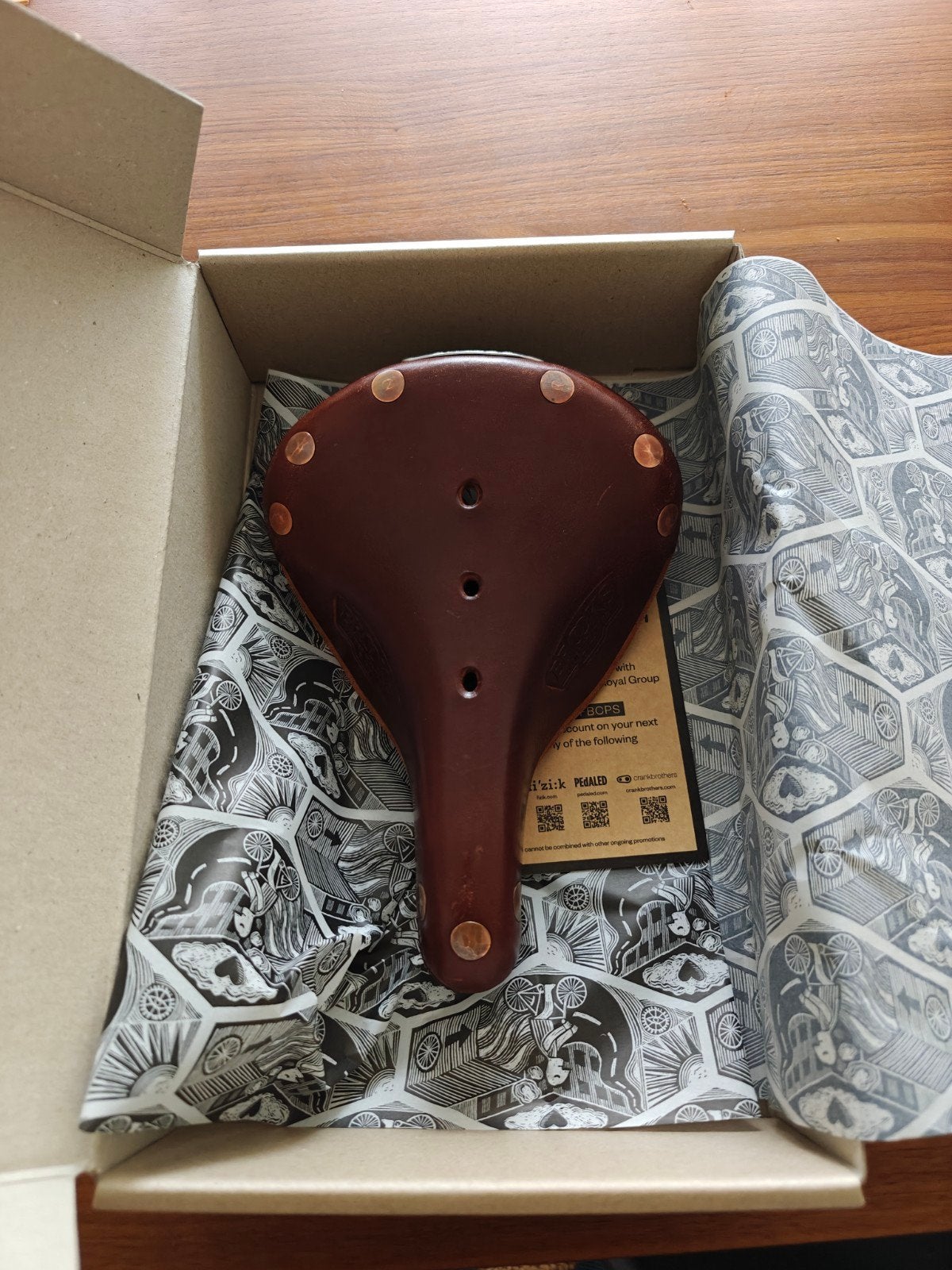 Selle Brooks B17 S - cuir brun., Enlèvement