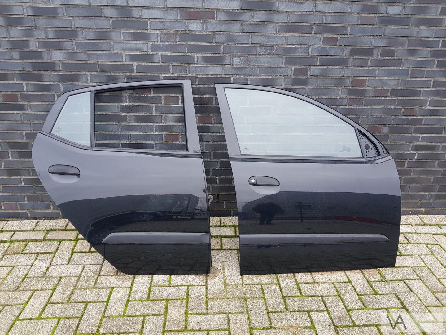 Hyundai i10 2007 - 2014 portier deur rechts achter zwart €75, Gebruikt, -, Deur, -