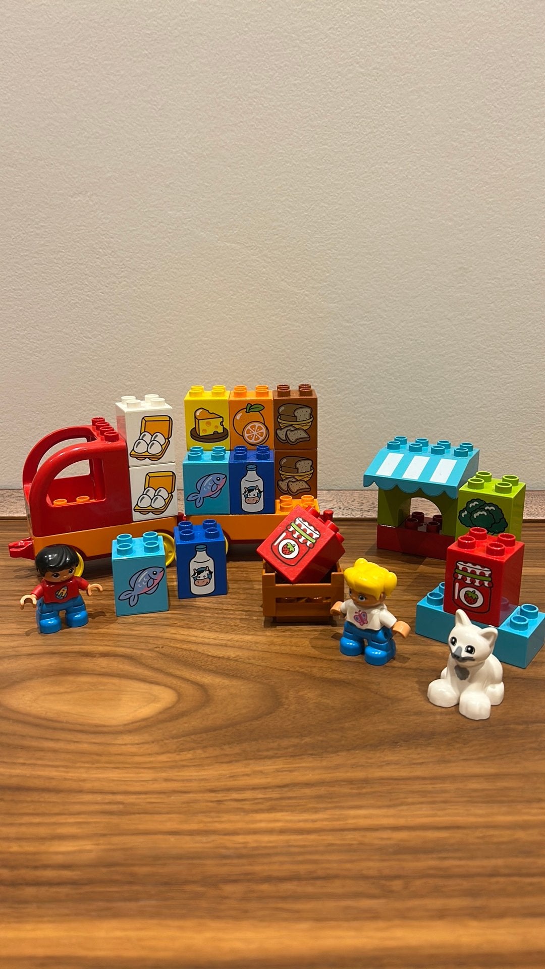 Duplo: Mijn eerste vrachtwagen - set 10818, Kinderen en Baby's, Ophalen of Verzenden, Zo goed als nieuw, Compleet, Duplo