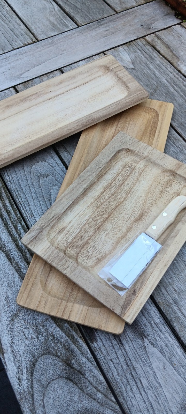 3 houten kaasplankjes, Landelijk/Boerenbont, Nieuw, Ophalen of Verzenden, Dienblad