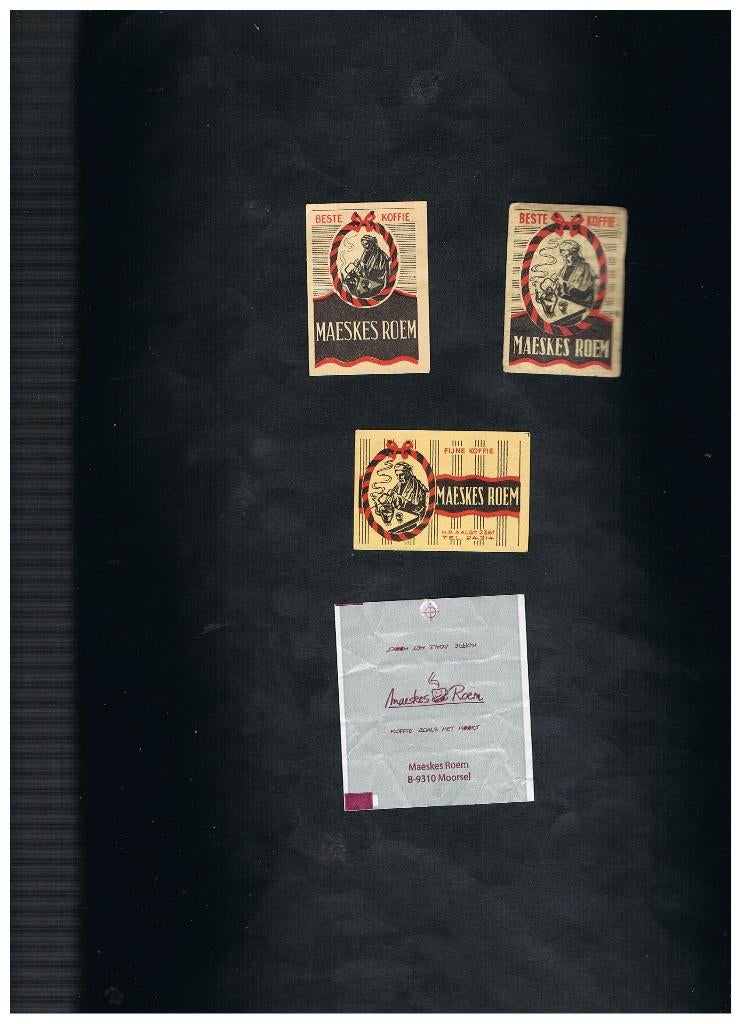 MOORSEL OUDE RECLAME ETIKETTEN, Verzenden, Zo goed als nieuw, Luciferdoosjes of -merken