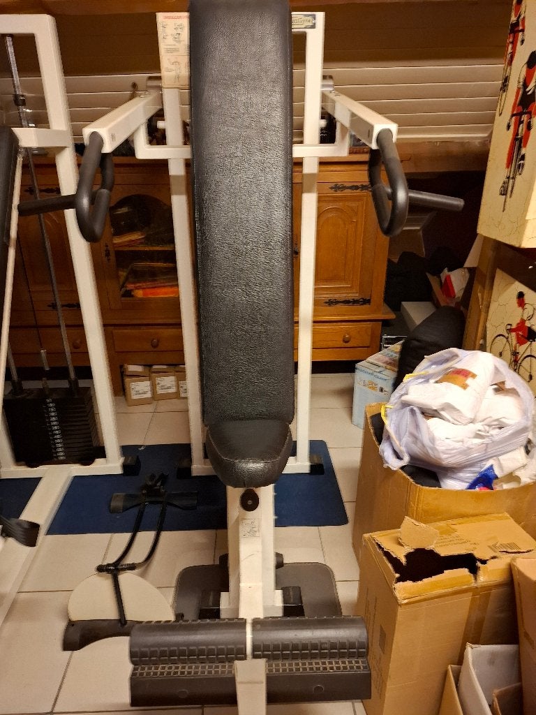 Professionele schouder druk machine 100 kg, Jambes, Enlèvement, Métal, Centrale électrique