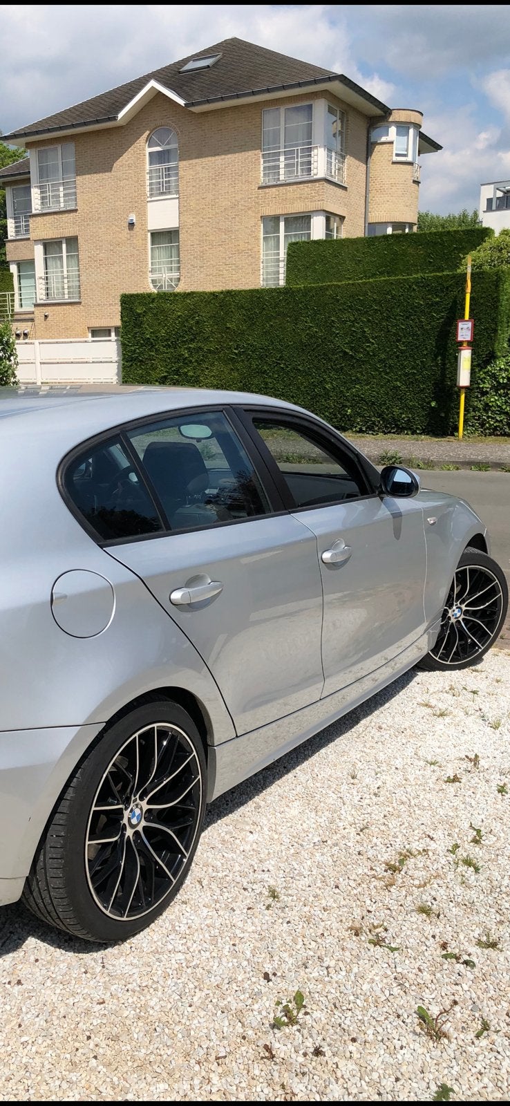 Jantes 18" style BMW 405M + Pneus— Entraxe 5x120, Autos : Pièces & Accessoires, Enlèvement, 18 pouces, Pneus et Jantes