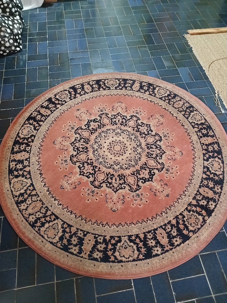 Rond perzisch tapijt - supergoede staat, Maison & Meubles, 150 à 200 cm, Rond, 150 à 200 cm, Perzischt