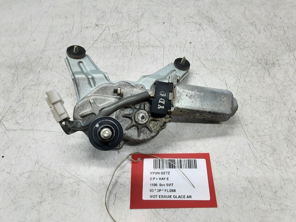 MOTEUR ESSUIE-GLACE ARRIÈRE Hyundai Getz (98700-1C000), Mevr. I. Hauben, Utilisé, Hyundai, Rue de l'Espoir 34 34
4030  GRIVEGNÉE, BE